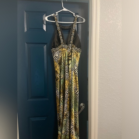 Cheetah/Leopard/Zebra dress with Jewels - Picture 3 of 7